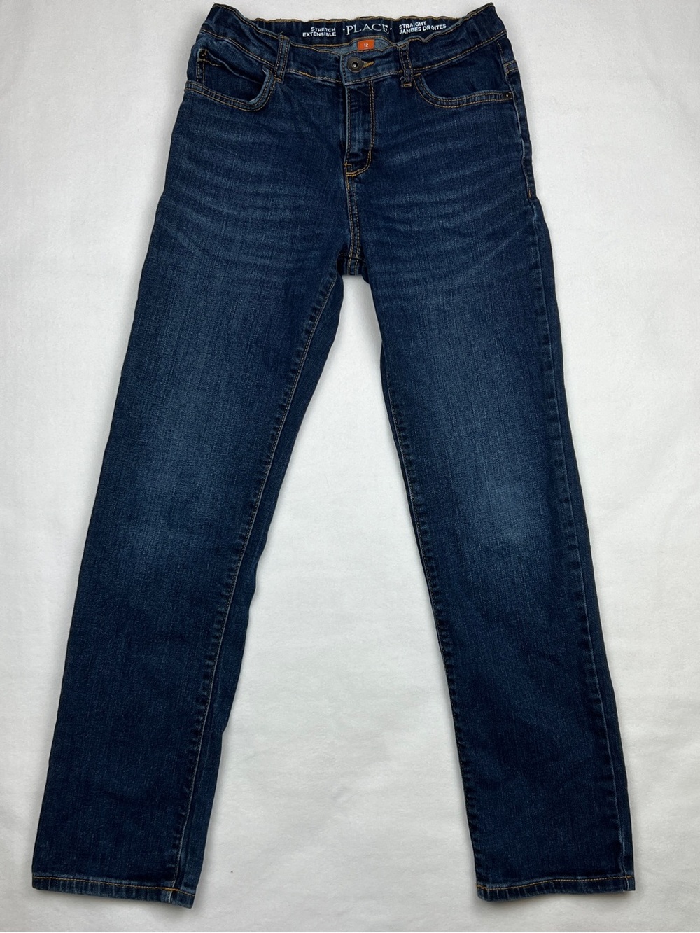 Place Boys Dark Blue Straight Leg Jeans